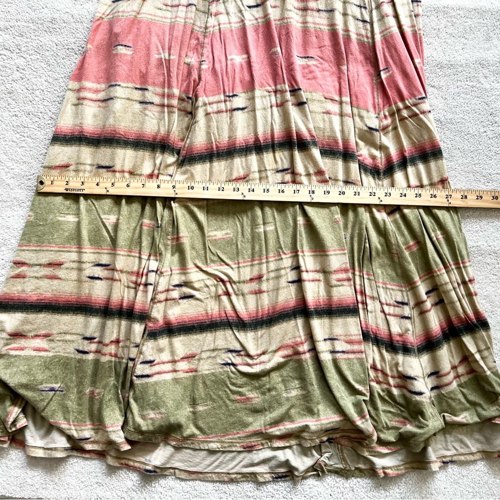 LAUREN RALPH LAUREN BOHO CHIC MAXI DRESS SOUTHWEST AZTEC YELLOWSTONE WESTERN - Picture 7 of 9